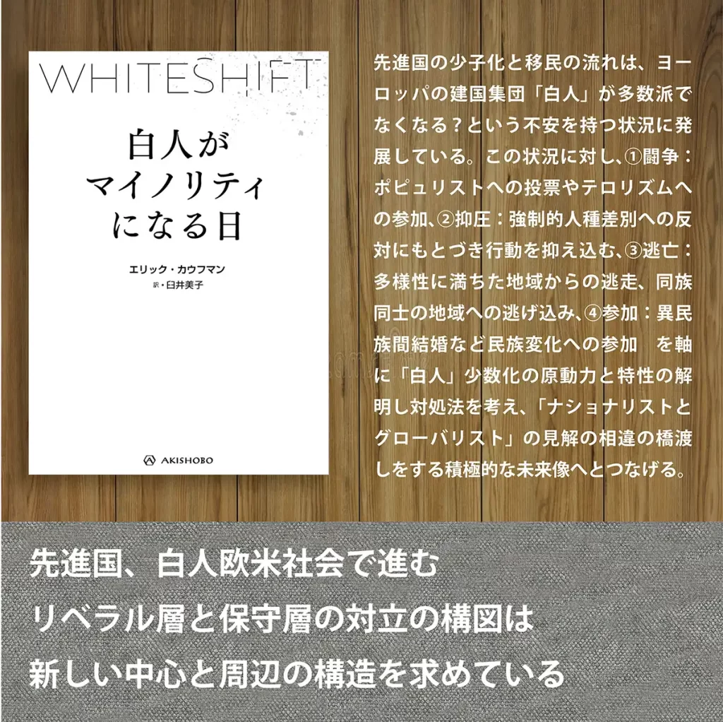 white shift 白人がマイノリティになる日 エリック・カウフマン (著), 臼井 美子 (翻訳) review