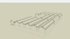 3D Warehouse の建築モデル：Kimbel Art Museum/製作：Silvia