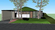 3D Warehouse の建築モデル：Koning house / Pierre Koning